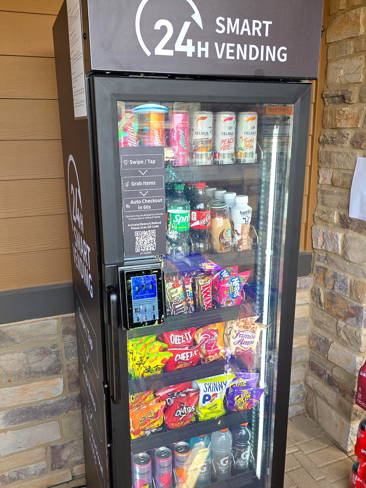 Corporate hallway · Break-room overflow — Bullet Vending install in the Palouse region